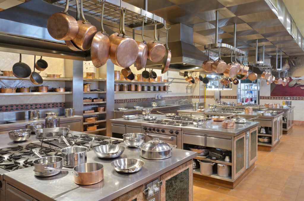 Cooking facility for chef students